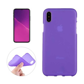 Matte soft TPU cover for iPhone XS Max - Purple