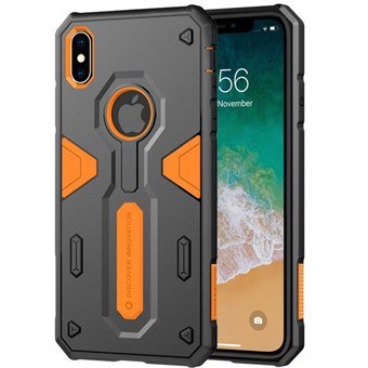 Shockproof armor cover in TPU for iPhone XS Max - Orange