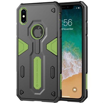 Shockproof armor cover in TPU for iPhone XS Max - Green