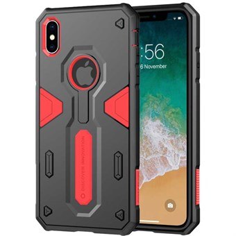 Shockproof armor cover in TPU for iPhone XS Max - Red