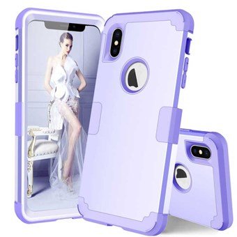 Double-sided Craftsman Cover iPhone XS Max- Purple