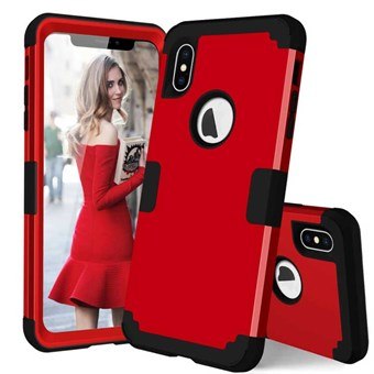 Double Sided Craftsman Cover iPhone XS Max - Red