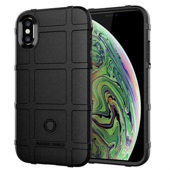 Cover in Rugged TPU for iPhone XS Max - Black