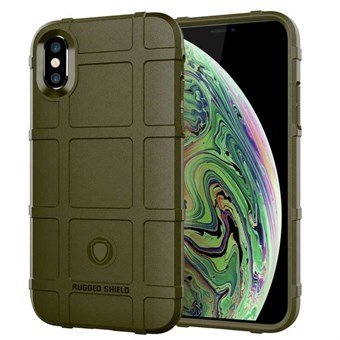 Rugged TPU Case for iPhone XS Max - Green