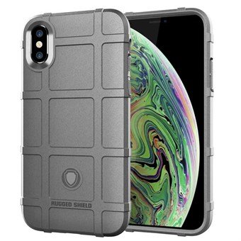 Rugged TPU Case for iPhone XS Max - Gray