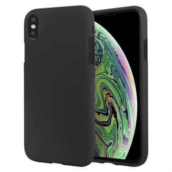 Soft Silicone Cover for iPhone XS Max - Black