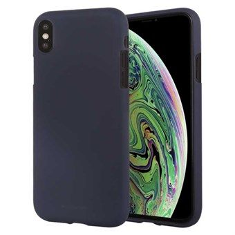 Soft Silicone Cover for iPhone XS Max - Blue