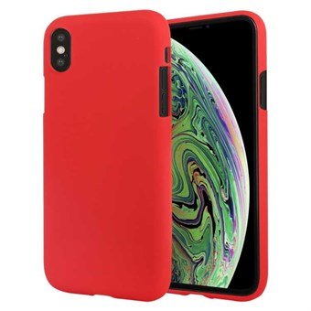 Soft Silicone Cover for iPhone XS Max - Red