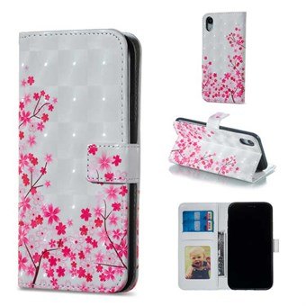 Delicious Short Wallet Case for iPhone XR - Sakura