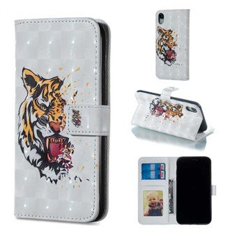 Delicious Short Wallet Pouch iPhone XR - Tiger