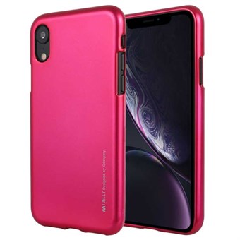 Goospery matte Soft TPU Cover for iPhone XR - Magenta