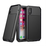 Waterproof Metal Cover for iPhone XR - Black