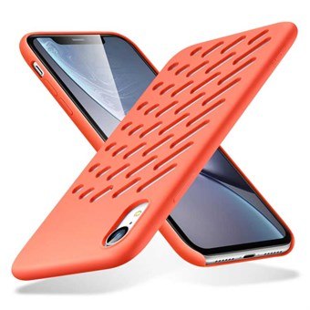 ESR Yippee Crocs Series Silicone Cover for iPhone XR - Orange