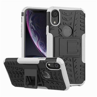 Shock Safe Cover in TPU and PC for iPhone XR - White