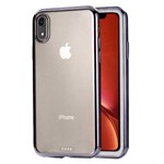 Super Slim Electroplating Hard Case Cover for iPhone XR - Black