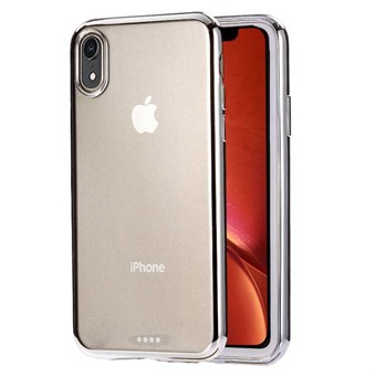 Super Slim Electroplating Hard Case Cover for iPhone XR - Silver