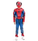 Spiderman Children - Incl. Mask + Suit - Large - 130-140 cm