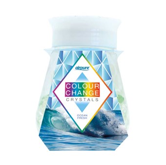 AirPure Color Change Crystals - Color Changing Crystals - Ocean Fresh - Fresh Sea Scent