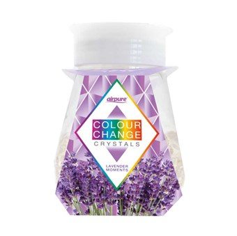 AirPure Color Change Crystals - Color Changing Crystals - Lavender Moments - Light with Scent of Lavender