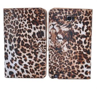 Samsung Note Leopard Case (Coffee)