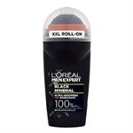 L'Oreal Men Expert Black Mineral 48H Ultra Absorb Deodorant Roll On - 50 ml