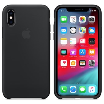 iPhone X / iPhone XS Silicone Case - Black