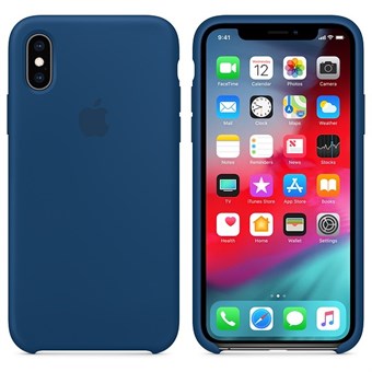 iPhone X / iPhone XS Silicone Case - Blue