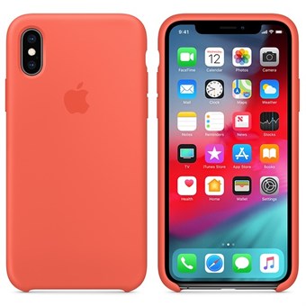 iPhone XS Max Silicone Case - Orange
