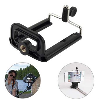 Mobile holder for tripod with screw mounting