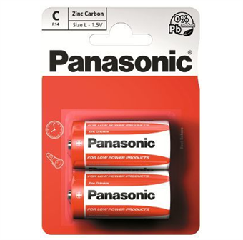 Panasonic Special Power C Batteries - 2 pcs