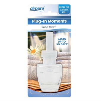 AirPure Plug-in Moments - Refill - Essential Oils - Linen Room - Scent of Clean Laundry