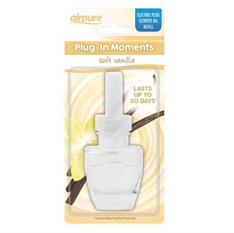 AirPure Air Freshener Refill 19 ml - Essential Oils - Soft Vanilla - Vanilla Scent