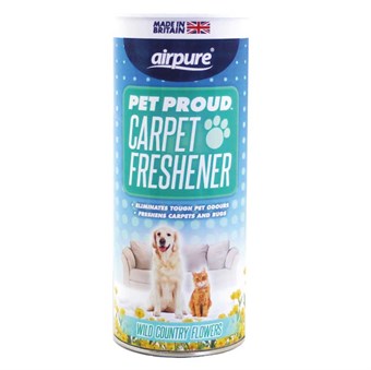 AirPure Pet Proud Carpet Freshener - - Carpet Freshness for Animal Smells - Wild Country Flowers - Scent of Wild Flowers