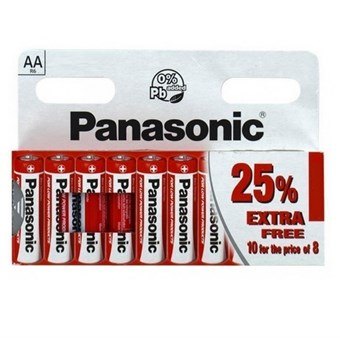 Panasonic AA Batteries - 10 Pcs.