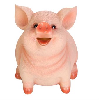 Piggy Bank - Charming Piggy Bank - Hand Painted - LIMITED MODEL