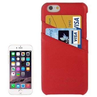 Fashion Leather Cover for iPhone 6 / iPhone 6S - Red