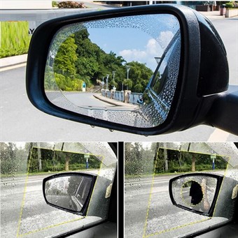 Water Resistant Screen Protector for Side Mirrors - Small - Universal