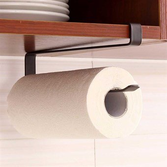 Kitchen towel rack with shelf hanger