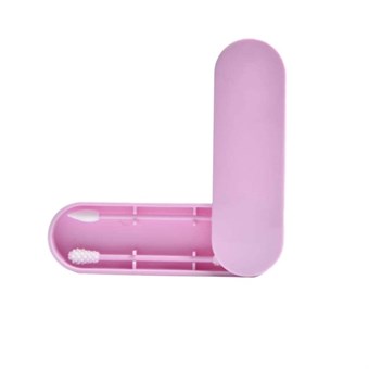 Recyclable Sticks for Makeup & Ear Cleaner - Environmentally Friendly Alternative for Cotton Sticks - 2 pcs. - Sampak - Pink