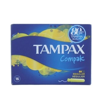 Tampax Compak Regular Tampons - 16 pcs