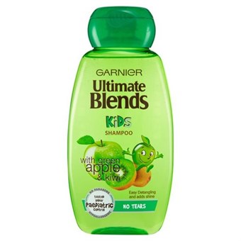 Garnier Ultimate Blends Kids 2 in 1 No Tears Shampoo - Apple & Kiwi - 250 ml