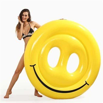Inflatable Bath Mattress - Huge Smiley - Beach Toys
