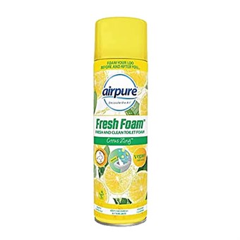 AirPure Fresh Stripes Toilet Gel - Toilet Cleaner - Alternative to Toilet Blocks - Ocean Breeze - Scent of the Sea