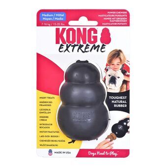 Dog toy Kong Extreme Yellow Black Rubber Natural rubber (1 Piece)