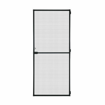 Anti-Mosquito Curtain Schellenberg Doors With frame Fibreglass Black Aluminium (100 x 210 cm)