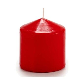 Candle 7 x 8 x 7 cm Red (4 Units)