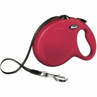 Dog Lead Flexi New Classic 8m Red Size L