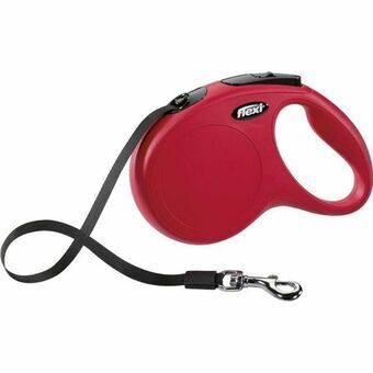 Dog Lead Flexi New Classic 5m Red Size M