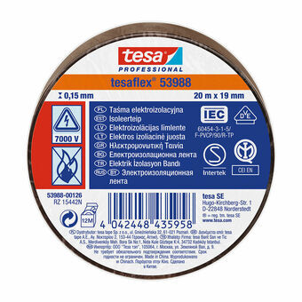 Insulating tape TESA Tesaflex 53988 Brown (20 m x 19 mm)