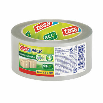 Adhesive Tape TESA 66 m 50 mm Ecological Packaging Transparent Recycled plastic